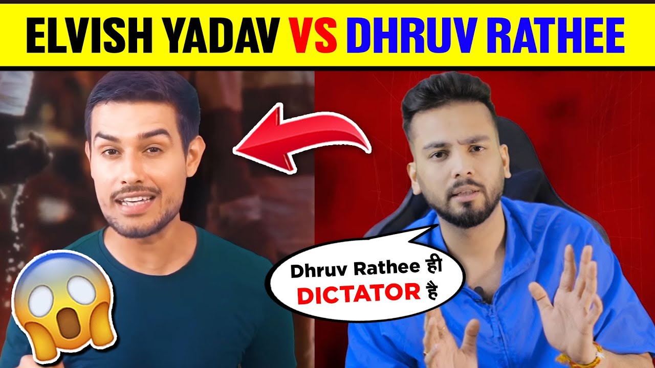 Dhruv rathee vs elvish yaadv controvercy !! ध्रुव राठी ने दिया बराबर javab